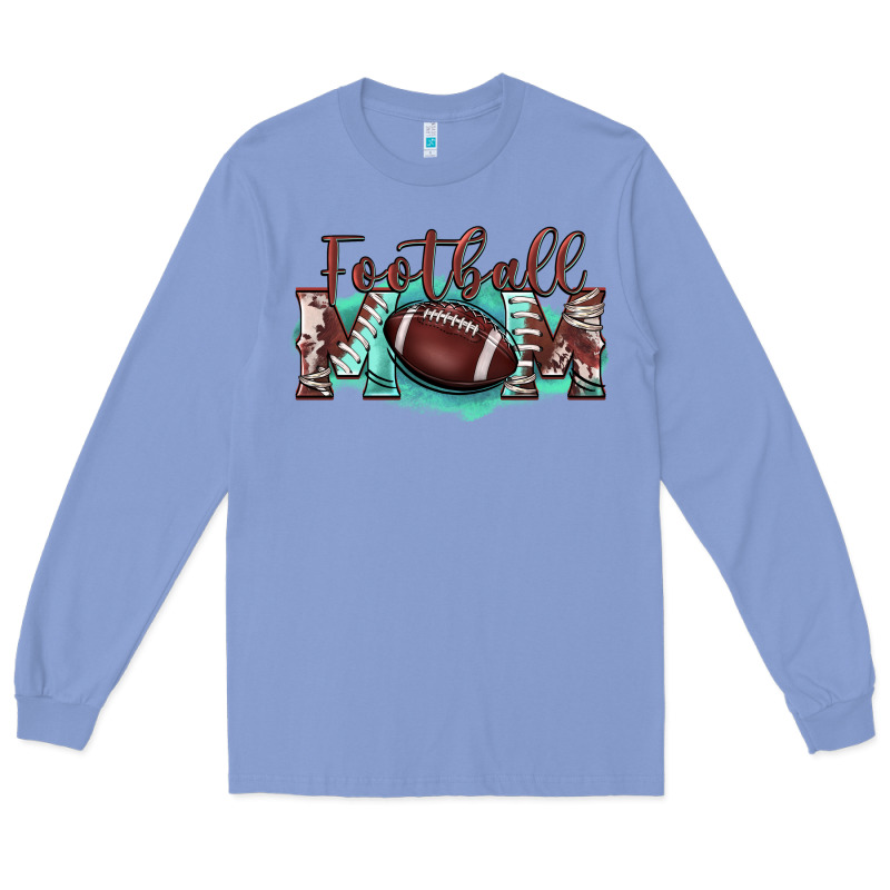 Football Mom Long Sleeve Tee by BarkalooDesign | Teevron