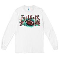White football mom Long Sleeve Tee - BarkalooDesign