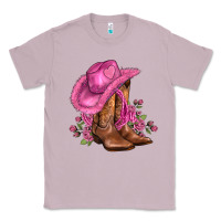 Lilac valentines day boots cowgirl hat and roses Classic Tee - AdoDesignShop