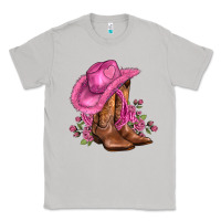 Moon Dust valentines day boots cowgirl hat and roses Classic Tee - AdoDesignShop