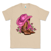 Mushroom valentines day boots cowgirl hat and roses Classic Tee - AdoDesignShop