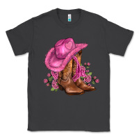 Smoke valentines day boots cowgirl hat and roses Classic Tee - AdoDesignShop