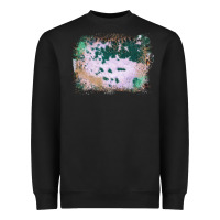 Black Western Green Cowhide Frame Heavyweight Sweatshirt - Bettercallsaul