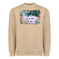 Mushroom Western Green Cowhide Frame Heavyweight Sweatshirt - Bettercallsaul