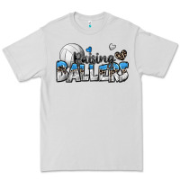 Dove Grey raising ballers volleyball Premium Tee - Zillion Design Studio