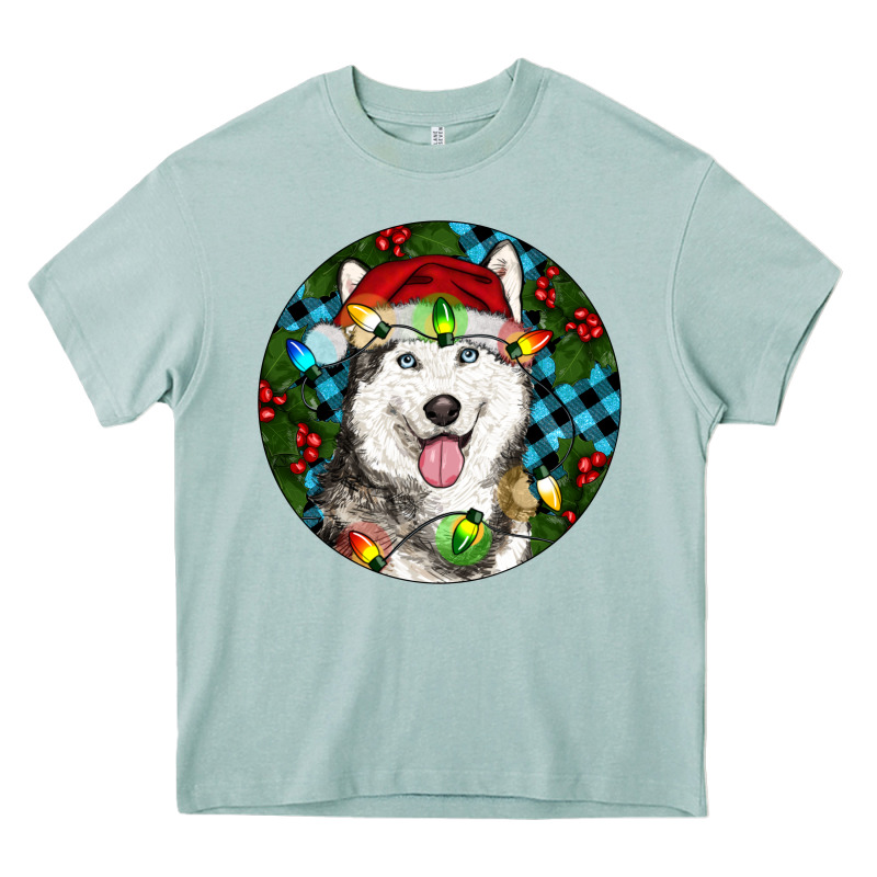 Christmas Husky Heavy Core Tee by RanaPortraitStore | Teevron