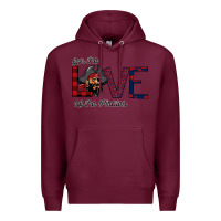 Burgundy For The Love Of The Pirates Premium Hoodie - Bettercallsaul