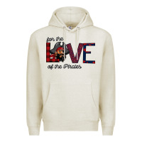 Oatmeal Heather For The Love Of The Pirates Premium Hoodie - Bettercallsaul