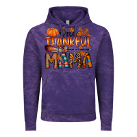 Cloud Purple one thankful mama Vintage Hoodie - RacoonDesign