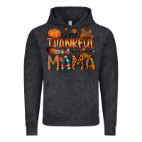 Vintage Black one thankful mama Vintage Hoodie - RacoonDesign