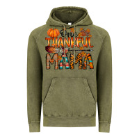 Vintage Olive one thankful mama Vintage Hoodie - RacoonDesign
