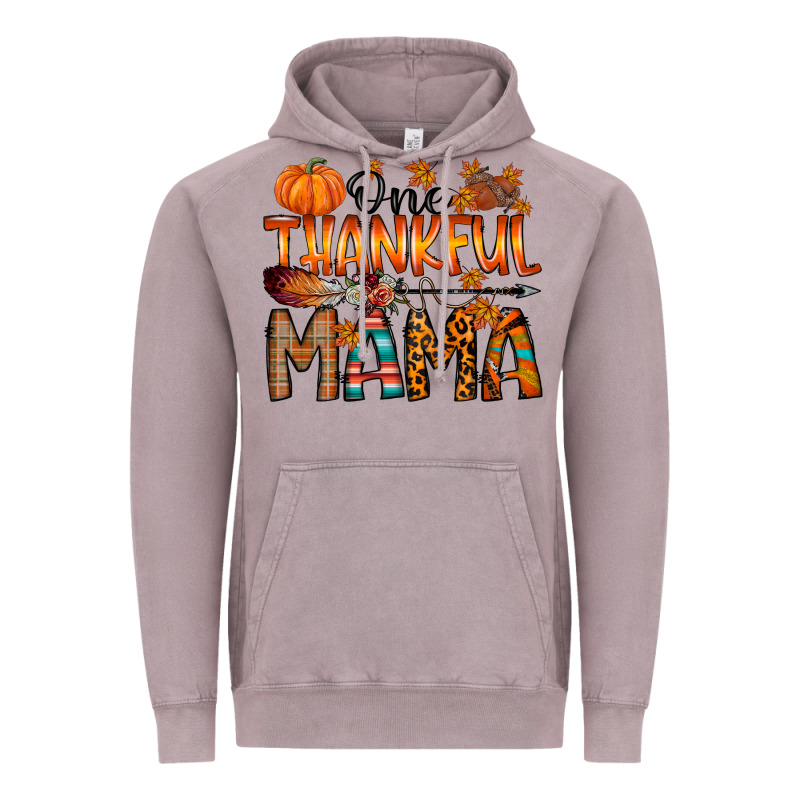 One Thankful Mama Vintage Hoodie by RacoonDesign | Teevron
