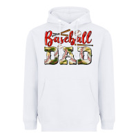 White baseball dad Heavyweight Hoodie - BundleAndBundleShop