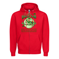 Red lucky world tour st. patricks day Zipper Hoodie - MaliasSmallBusiness