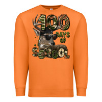 Carrot 100 days of school hunting deer Premium Sweatshirt - LillyAllenDesigns