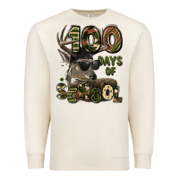 100 Days Of School Hunting Deer Premium Sweatshirt | Teevron