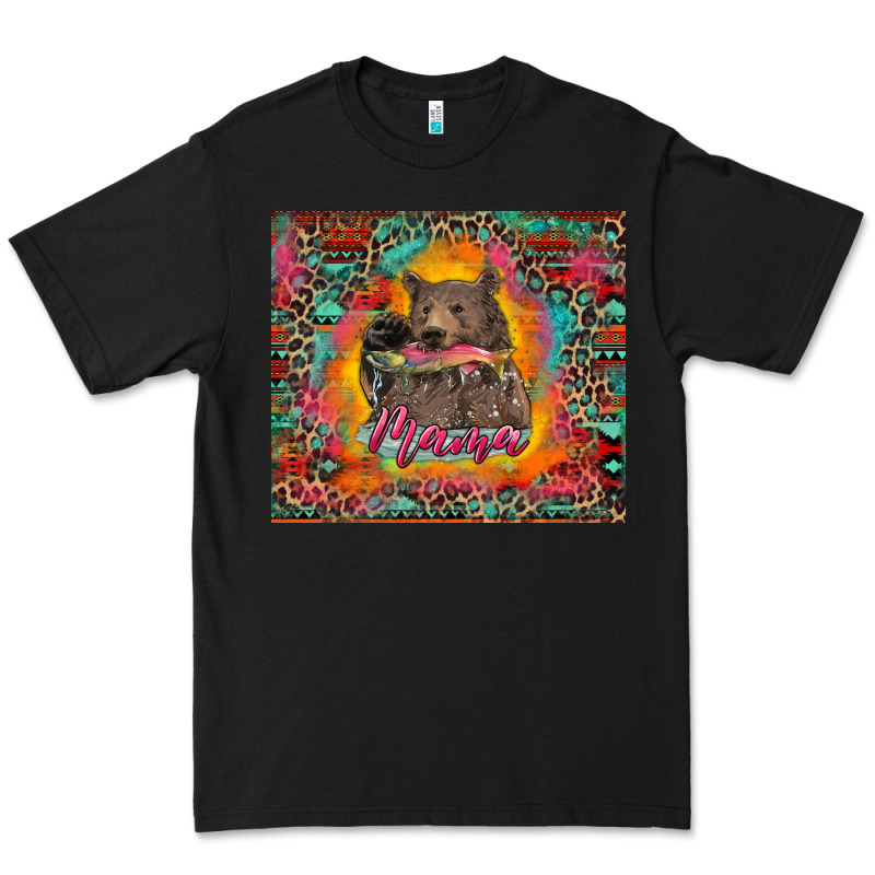 Mama Bear Leopard And Aztec Premium Tee by RanaPortraitStore | Teevron