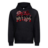 Black cheer mom  maroon Urban Hoodie - CowGirlArtShop