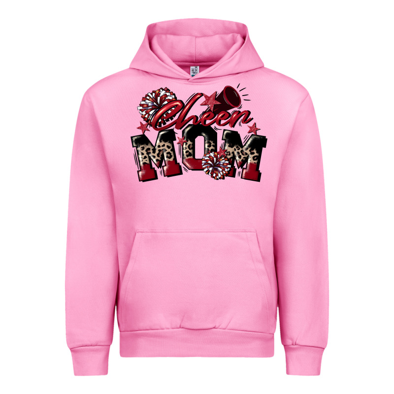 Cheer Mom  Maroon Urban Hoodie by CowGirlArtShop | Teevron