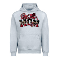 Heather Grey cheer mom  maroon Urban Hoodie - CowGirlArtShop