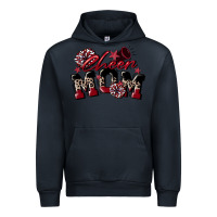Navy cheer mom  maroon Urban Hoodie - CowGirlArtShop