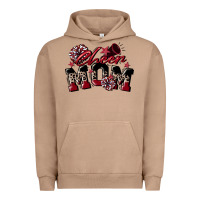 Pigment Burro cheer mom  maroon Urban Hoodie - CowGirlArtShop