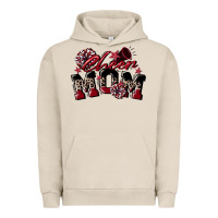 Pigment French Oak cheer mom  maroon Urban Hoodie - CowGirlArtShop