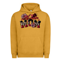 Pigment Peanut Butter cheer mom  maroon Urban Hoodie - CowGirlArtShop