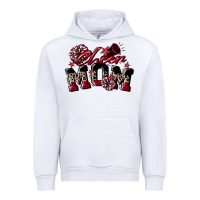 White cheer mom  maroon Urban Hoodie - CowGirlArtShop