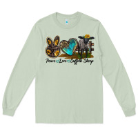 Matcha Peace Love Suffolk Sheep Long Sleeve Tee - LillyAllenDesigns