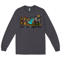 Smoke Peace Love Suffolk Sheep Long Sleeve Tee - LillyAllenDesigns