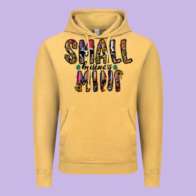 Small Business Mini Vintage Hoodie Designed By Cowhidedigitalart