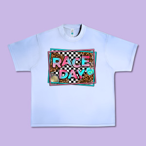 Race Day Urban Heavy Tee Designed By Adodesignshop