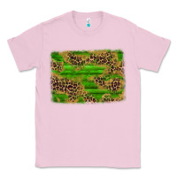 Bubblegum Pink western leopard distressed background Classic Tee - AdoDesignShop