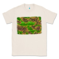 Natural western leopard distressed background Classic Tee - AdoDesignShop