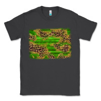 Smoke western leopard distressed background Classic Tee - AdoDesignShop