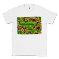 White western leopard distressed background Classic Tee - AdoDesignShop