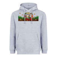 Heather Grey oh holy night Heavyweight Hoodie - BundleAndBundleShop