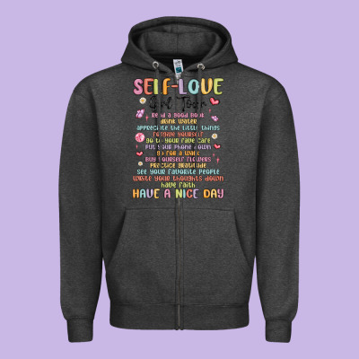 Self Love Girl Tour Malias Zipper Hoodie Designed By Maliassmallbusiness