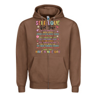 Chestnut self love girl tour malias Zipper Hoodie - MaliasSmallBusiness