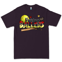 Plum raising ballers softball Premium Tee - Zillion Design Studio
