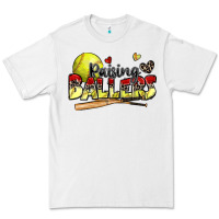 White raising ballers softball Premium Tee - Zillion Design Studio