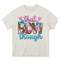 Cream that bow though Heavy Core Tee - texasbilliewilder