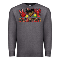 Charcoal Heather crawfish Premium Sweatshirt - LillyAllenDesigns