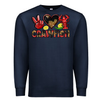 Navy crawfish Premium Sweatshirt - LillyAllenDesigns