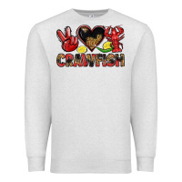 Oatmeal Heather crawfish Premium Sweatshirt - LillyAllenDesigns