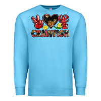 Ocean Blue crawfish Premium Sweatshirt - LillyAllenDesigns