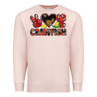 Pale Pink crawfish Premium Sweatshirt - LillyAllenDesigns