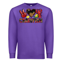 Purple crawfish Premium Sweatshirt - LillyAllenDesigns