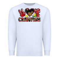 White crawfish Premium Sweatshirt - LillyAllenDesigns